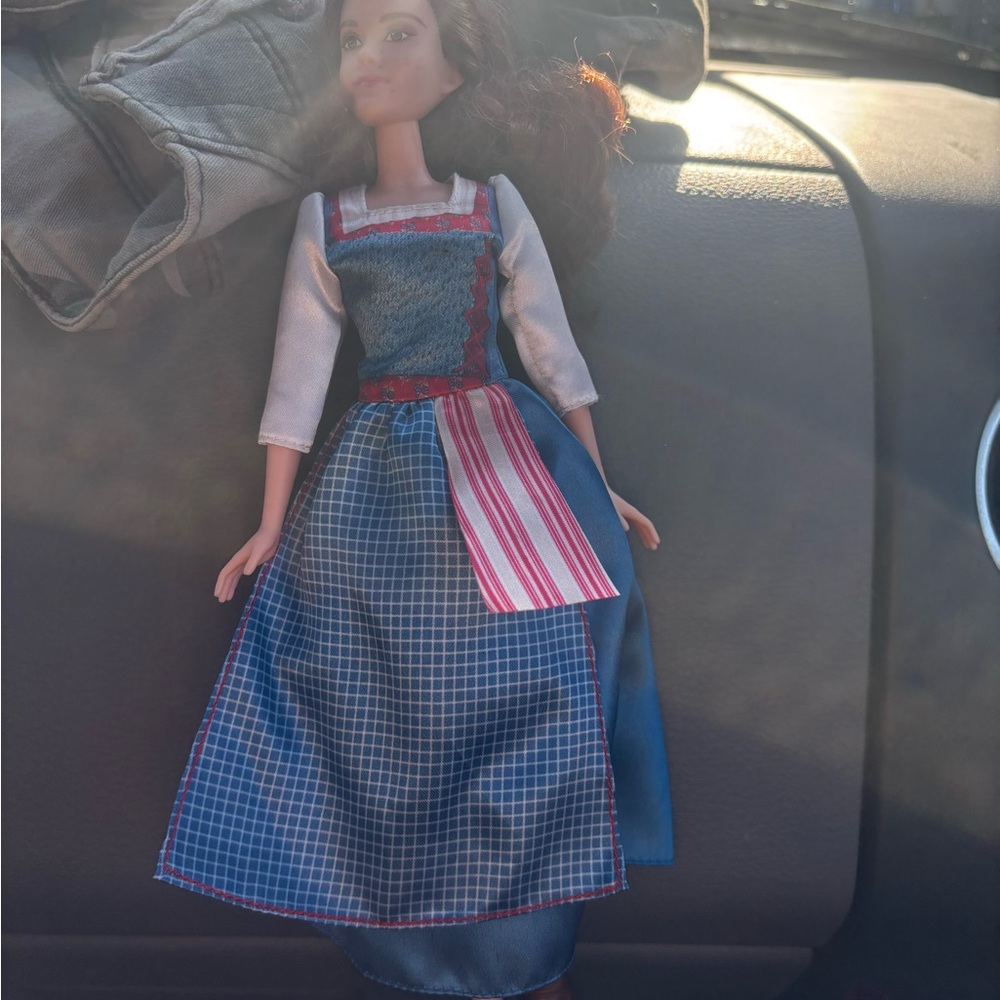 Blue and Red Dress Doll